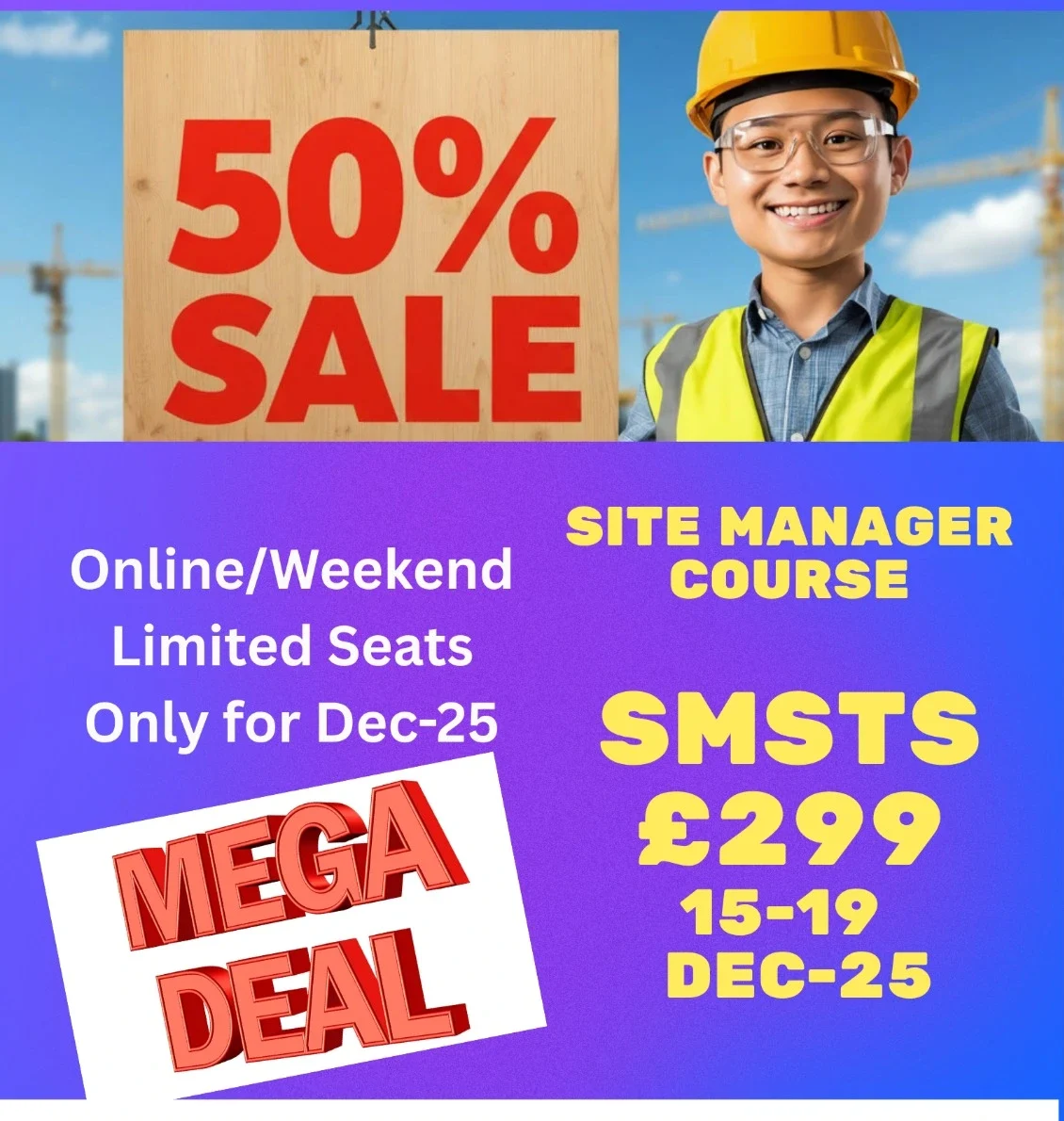 CITB SMSTS 5-Day Course | 15–19 December 2025