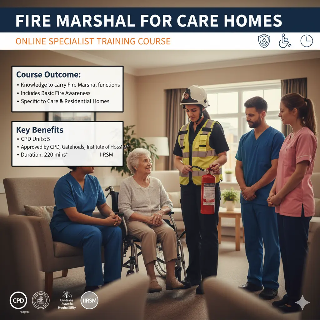 Fire Marshal for Care Homes – Online Specialist Course